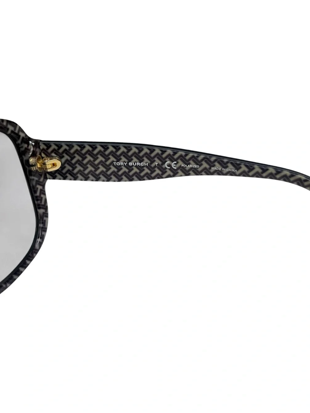 Tory Burch Woman's TY7108 Round Sunglasses Black/Gradient Brown w/Case